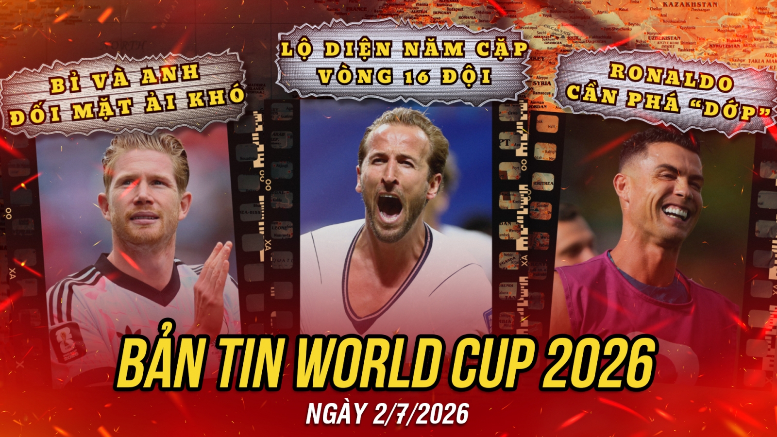 Bản tin World Cup 2026 hôm nay 2-7: Thêm 2 cặp vòng 16 đội, Bỉ và Anh gặp ải khó